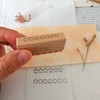 Wissppoott 3-Piece Wooden Rubber Stamp Set - 6-Star Rating Stamp,