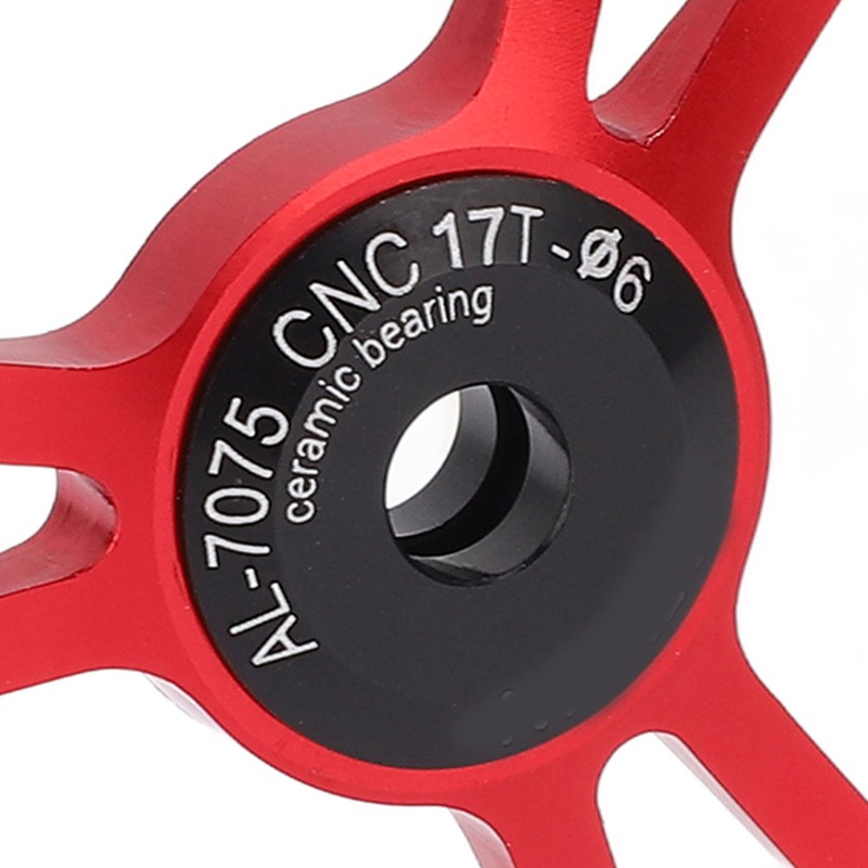 MEIJUN 17T Ceramic Rear Derailleur Guide Wheel Aluminum Alloy Rear