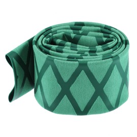 Rebower Fishing Rod Heat Shrink Tube, Non-Slip Waterproof Insulation, [For Rod Grip] - 1 Inch Diameter/42mm Flat/3.3ft/Green