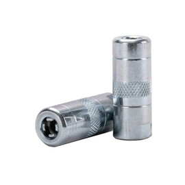 LUMAX LX-1400-2 Silver 1/8" NPT Standard Grease Coupler (Pack of 2). Standard Grease Coupler. Fits All 1/8" NPT Threads. 4500 PSI (310 Bar) Maximum Operating Pressure.