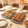 Baking Sheet with Wire Rack, 17" x 12" Nonstick Carbon