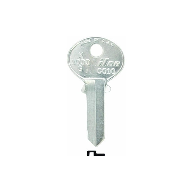 KABA ILCO X1000G Key Blank for Corbin Cabinet Lock