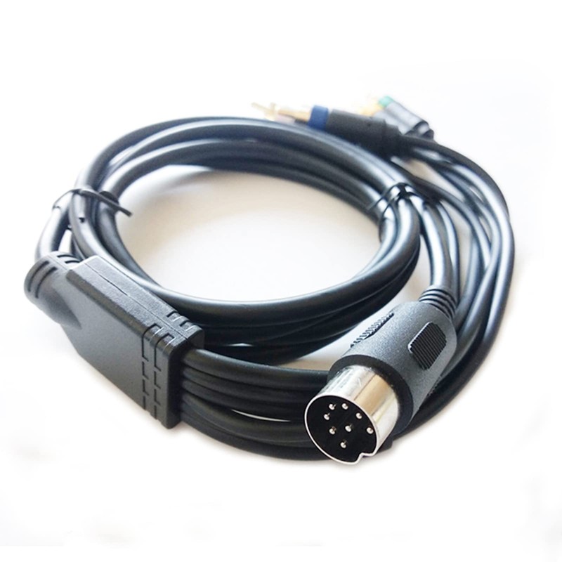 LICHIFIT RGB/RGBS-Composite-Kabel für SEGA MD1-Spielekonsolenzubehör