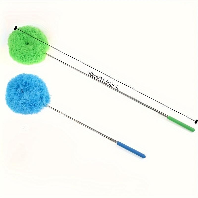 Extendable Microfiber Ceiling Fan Duster - Reusable, Effortless Cleaning Brush
