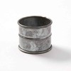 American Metalcraft NRV12 Galvanized Steel Round Napkin Ring, 2", Set