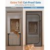 BFNN Cat Screen Door, Extra Tall Cat-Proof Mesh Gate, Fit