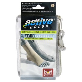 Bort 1450 Small Skin ActiveColor Ankle Brace Can be Worn on Left Or Right, Small Beige
