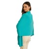 Mimi & Thomas Pure Cashmere Turquoise Travel Wrap Shawl Gift