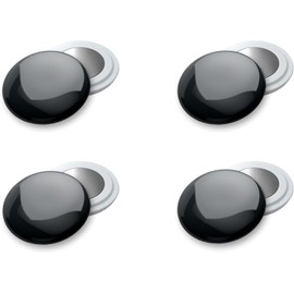 VERY IMPORTANT RUNNER - Set of 4 Race Number Magnets for Marathon, Running, Triathlon - Magnetic Race Number Holders and Running Number Holders - Magnets for Race Number Runners in Colours (Black)