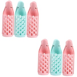 Ipetboom 6pcs Manual Hair Curlers Lightweight and Hairdressing Tool for Effortless Curls Suitable for Hair Types Quick Styling for Home and Salon Use Random Colors