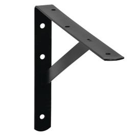 Decko Products 49138-10 Heavy-Duty Shelf Bracket, 8.5-Inch X 11.25-Inch, 10-Pack, Black