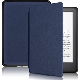 PUBAMALL Funda para Kindle Paperwhite 7 Pulgadas, 12ª Generación 2024, Auto Sleep Wake, Compatible con Kindle Colorsoft Signature Edition (Azul)