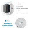 VOLISUN Solar Driveway Lights 4-Pack, 2 Colors in 1, LED