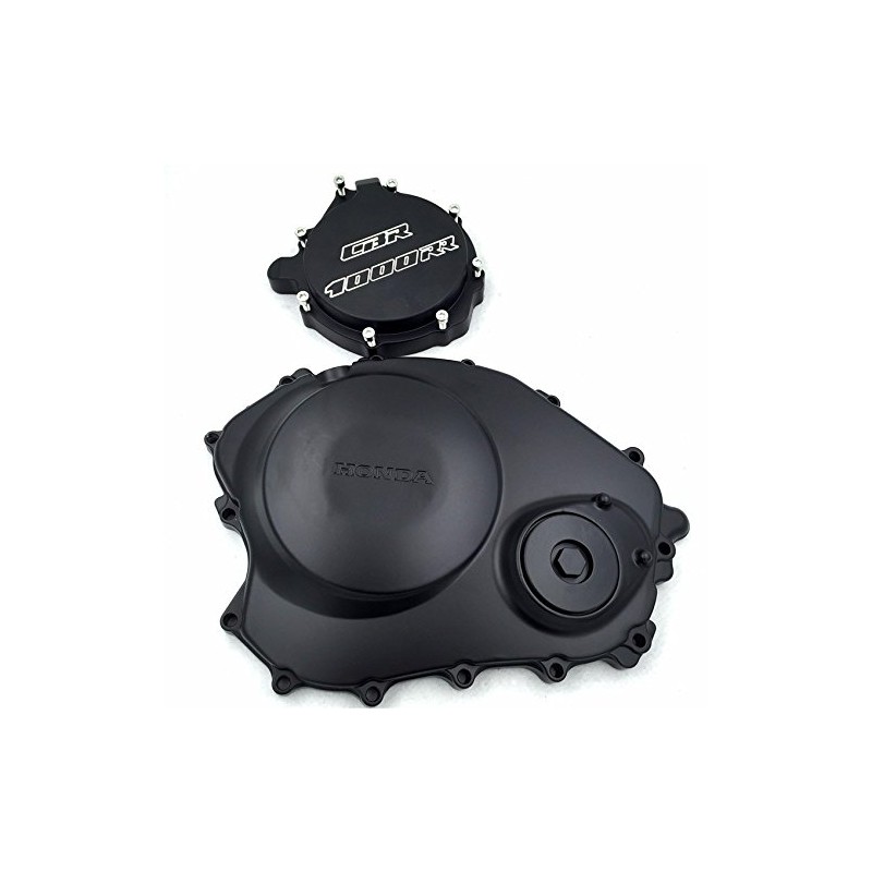 Black Engine Clutch Stator Side Covers for 2004 2005 2006