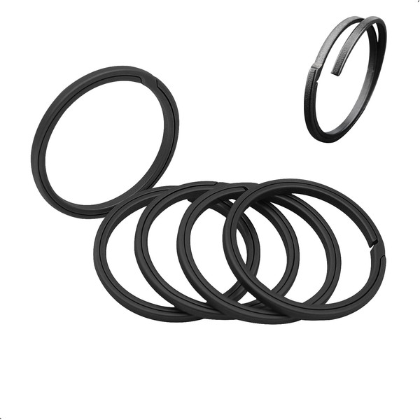 Titanium Key Rings for Key Carabiner Side Pushing Heavy Duty