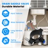 SDTC Tech 2-Pack Drain Saddle Valve with 1/4" Quick Connect