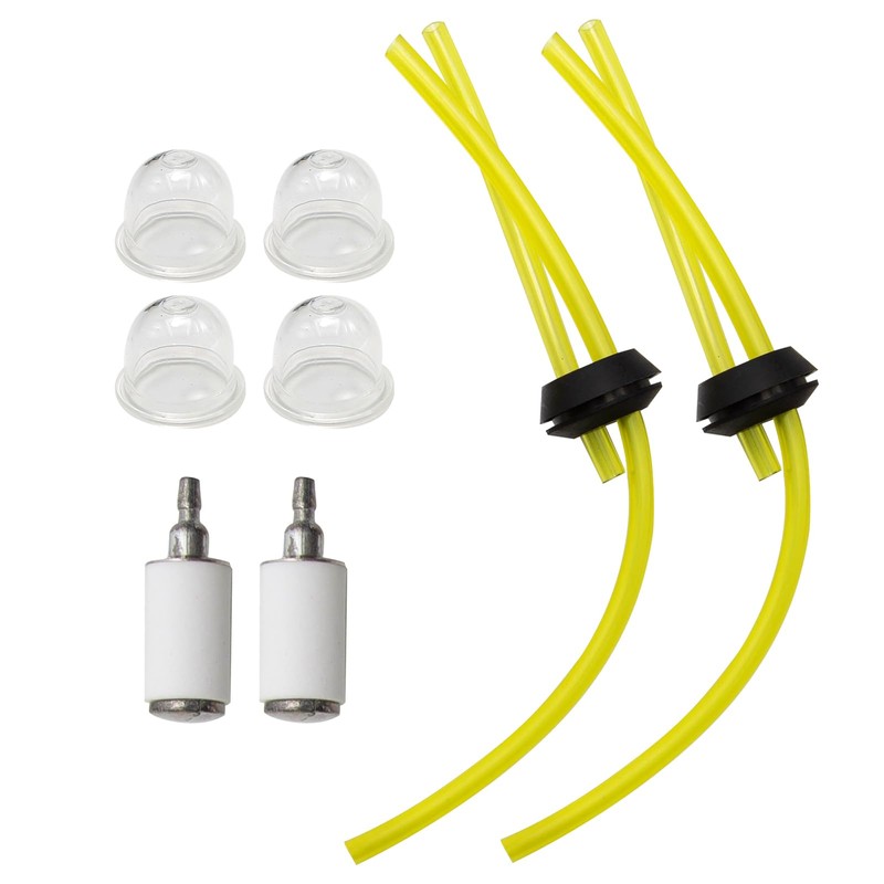 2 Pack Fuel Line Two Hole Grommet Assembly with 4