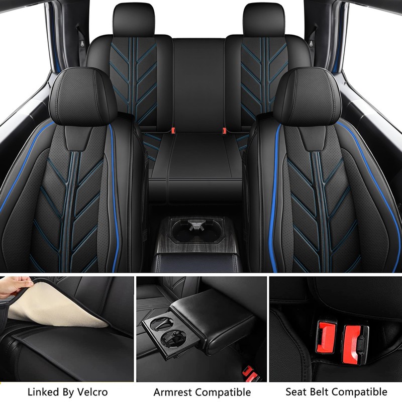 BALLIOL Pickup Seats Covers Compatible with Toyota Tacoma 2005-2023 SR