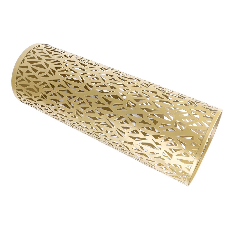 Umbrella Stand Rack for Entryway Metal Hollowed Freestanding Round Umbrella