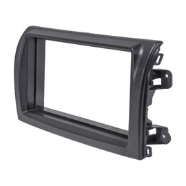 tomzz Audio 2414-101 Double DIN Radio Faceplate Compatible with Fiat Ducato Series 8 from 2021 Black for Vehicles with Radio Preparation