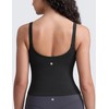 CRZ YOGA Seamless Womens U Neck Longline Sports Bra -