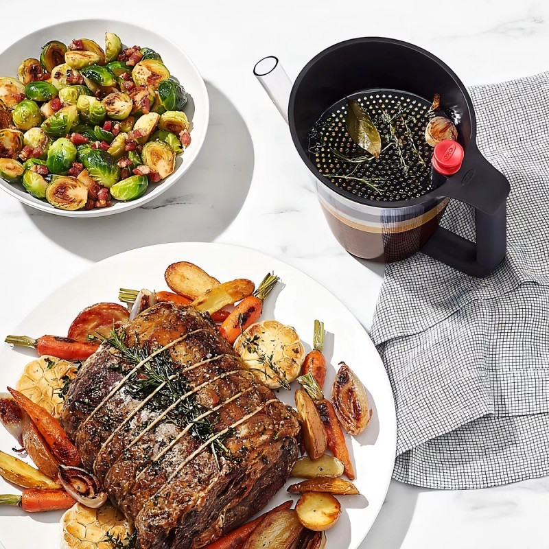 OXO Jarra Separa Decanta Salsas Grasas 4 Tazas Color Transparente