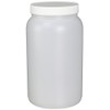 JG Finneran 9-205B HDPE Standard Wide Mouth Jar with White