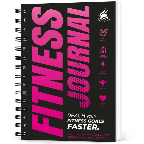 Clever Fox Fitness & Workout Journal/Planner Daily Exercise Log Book