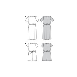 Burda Style Catalogue Sewing Pattern Summer Dress and Jumpsuit | Ladies Size 8-10 | Sewing Level: Light #6004