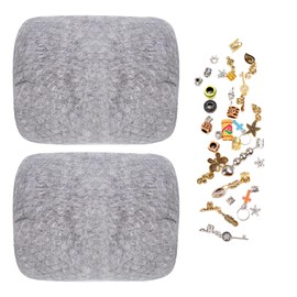 Orientfashion Hair 2 Pieces/lot 30g/pack Tight Afro Kinky Bulk Hair 100 Human Hair For Dreadlocks,Twist Braids,Afro Human Hair For Black Women (8inch (pack of 2), Grey)