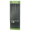BARBED 6x Ready Tied Hair Rig QC Swivel Anti-Tangle Curved