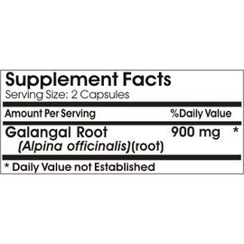 Naturetition Supplements Galangal Root 900mg ~ 180 Capsules - No Additives