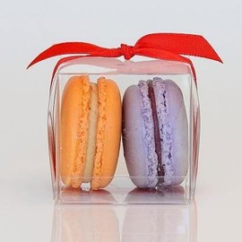 25 Sets of Clear Macaron Boxes for 2 Macarons ($1.00 Per Set of Macaron Box)