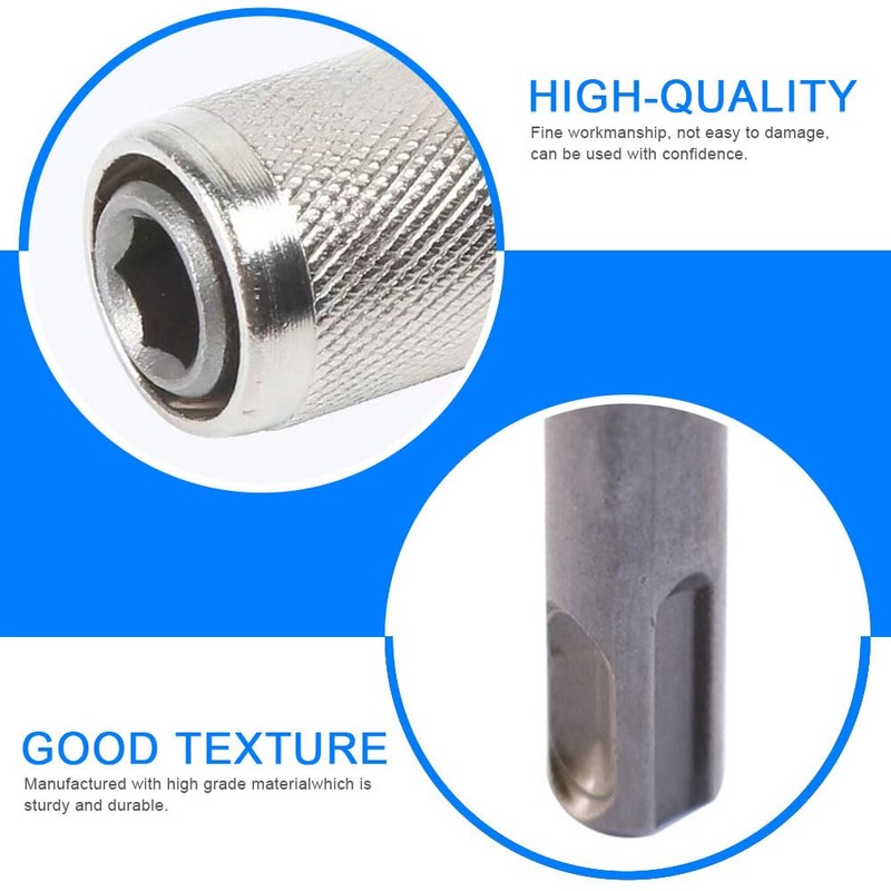 2 Pcs SDS Bit Adapter Hex Socket Drill Holder Converter