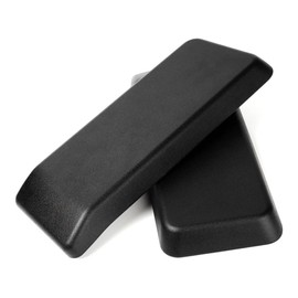 Hxeternal Replacement for Arm Pads Caps Haworth Very Office Chair Compatible with Both Height-Adjustable and 4D armrests, Sold as Sets Including Left and Right armrest Covers. (Black)