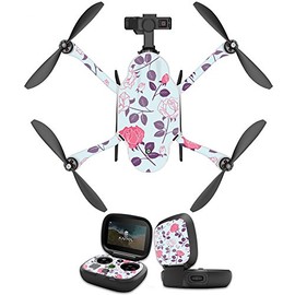 MightySkins Skin Compatible With GoPro Karma Drone headphones wrap cover sticker skins Vintage Floral