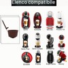 CHEFZOCO - Capsule di caffè ricaricabili per Dolce Gusto, Capsule