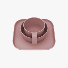 Set De Platos Básicos 5 Ezpz Color Plata                                                                                                              