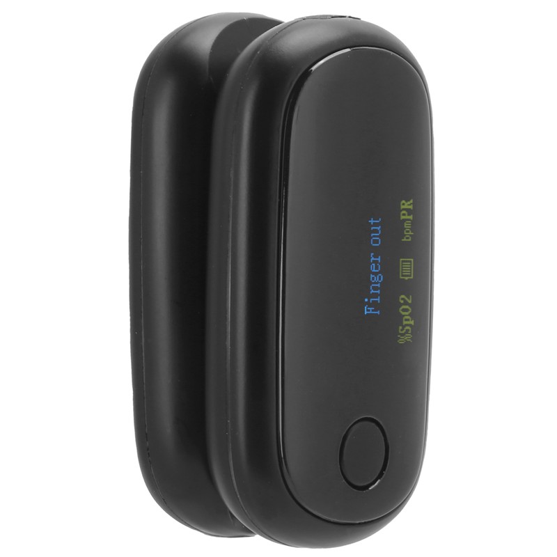 Fingertip Pulse Oximeter Rechargeable Blood Oxygen Saturation Monitor with Digital
