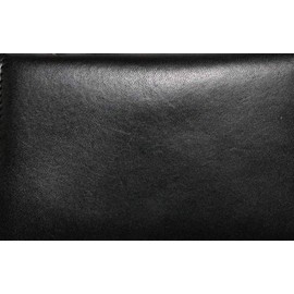 Berkut, Tochigi Leather x Himeji Leather, Genuine Leather, Simple, Bi-fold Long Wallet, Box Included, Black