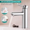 ALFFREUDE Bathroom Washbasin Mixer Tap Stainless Steel Cold and Hot
