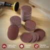 SATC 2 Inch Hook and Loop Sanding Disc No-hole 100PCS