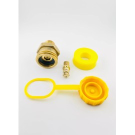 24/7PARTSINC Propane Cylinder Tank Vanagon Westfalia Fill valve 1-3/4" Acme 1/4" NPT Bleeder