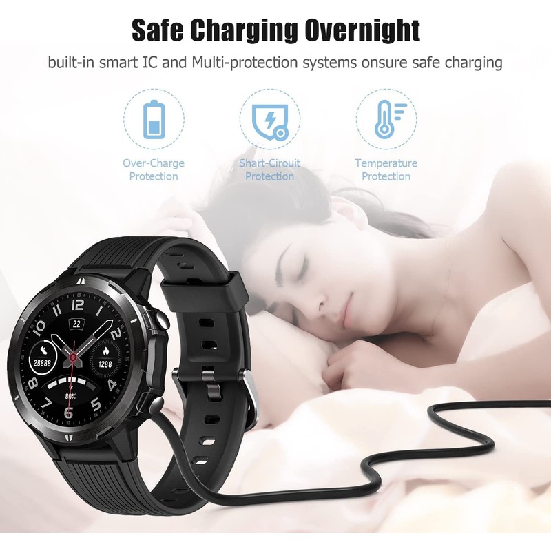 LKHSYAN Smartwatch Charger Cable Magnetic Universal USB Charging Cable 2.84mm