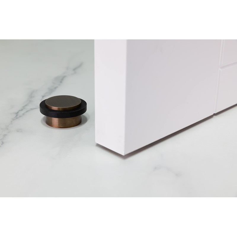 EVI | Adhesive Doorstop | 1.37'' X 0.8'' | Threaded