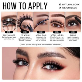 Hermosa Malibu Muse, 3D Mink Lashes with 33mm Black Cotton Band and Dramatic Hairs, 5 Pairs Multipack, 100% Handmade Real Mink EyeLashes of Sexy Smokey Eye, More than 20 Wears HM3D47