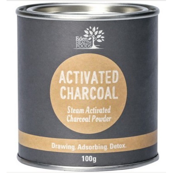 Eden Health Foods Steam Activated Charcoal Powder 100g