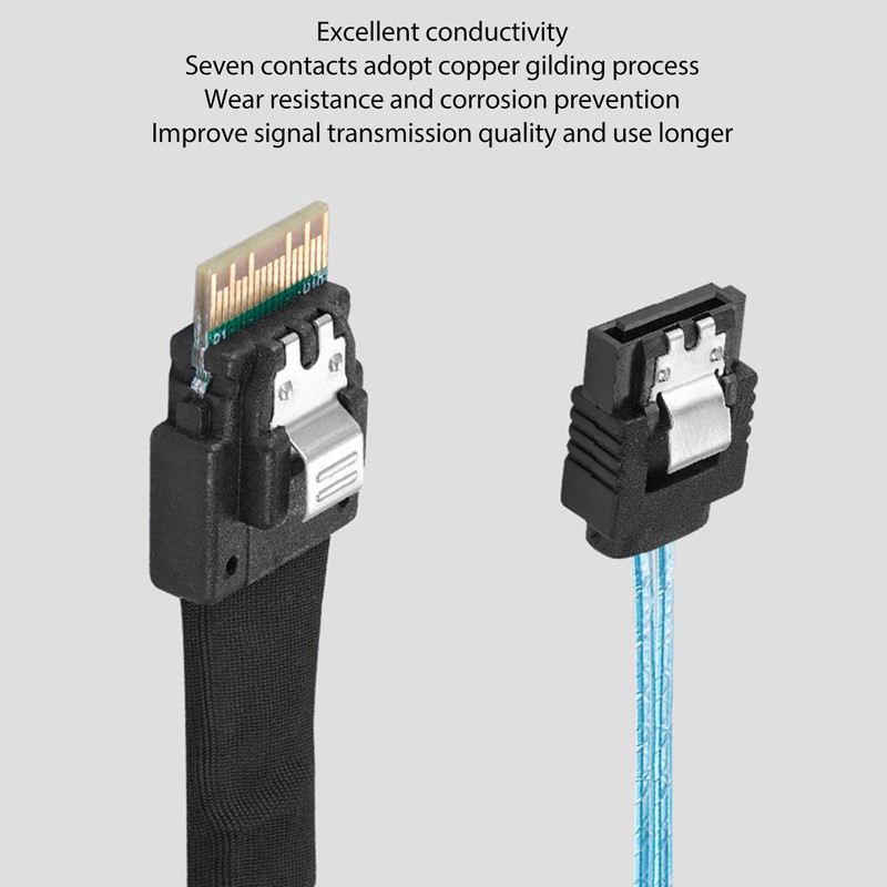 SAS Cable SFF‑8654‑4 SATA 7 Pin Array Disk Faster Transmission