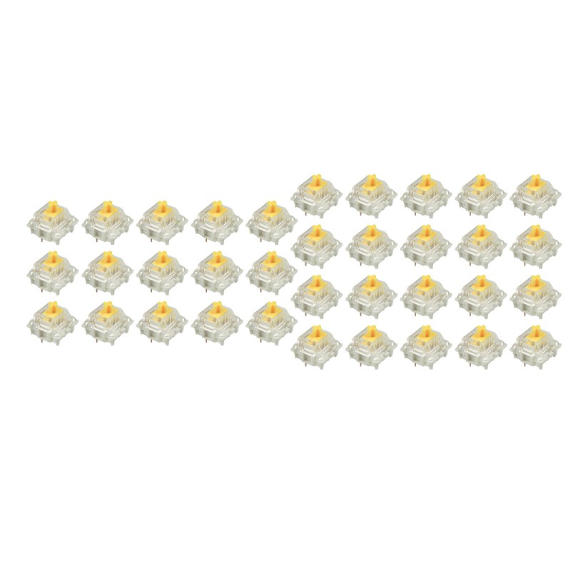 35pcs SMD RGB Switch DIY High Stability Transparent Mechanical Keyboard