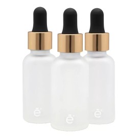 Envaline Frasco Gotero 30 Ml Frost Pipeta Premium Bulbo Negro 20pz